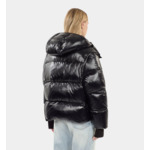 Doudoune À Manches Amovibles Noire Femme