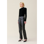 Top cintré velours noir