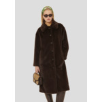 Manteau Melrand-Chocolat en Polyester