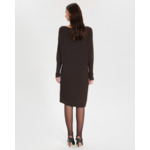Robe Maille Rendy Chocolat en Polyamide