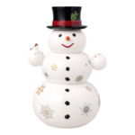 Christmas Toys Memory boîte bonhomme de neige 8 x 8 x 15 cm