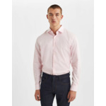 Chemise Ajustée rayée rose