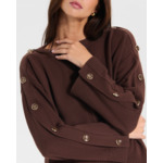 Pull Nili Chocolat en Laine