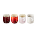 Set de 4 Tasses Cappuccino 200ml en céramique Collection Petits Fours