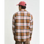 Surchemise à chevrons avec motif à carreaux