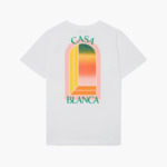 Casablanca T-Shirt Gradient L'Arche Blanc