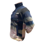 SUNSET CANYON FS PRINTED HALF SNAP Bleu