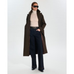 Manteau Miranda Chocolat en Laine