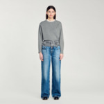 Jean double ceinture