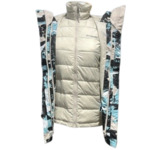 Nordic Point  FS Printed IC Jacket Femme Bleu et Beige
