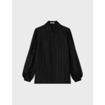 Chemise Emma rayée noire