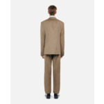 Veste De Costume Marron Clair En Laine Homme
