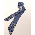 Chouchou avec foulard ruban imprimé