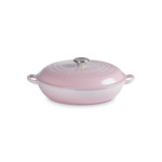 Faitout campagnard 30cm en fonte émaillée shell pink