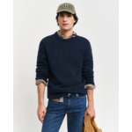 Wool Nepps Crew Neck Sweater