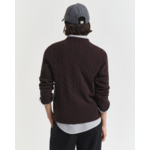 Lambswool Cable Knit Crew Neck Swea