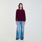 Pull torsadé à col polo