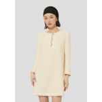 Robe Rosario-Ecru en Polyester