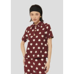 Top Tania-Bordeaux en Polyester