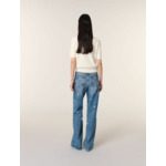 Polo en maille à col amovible