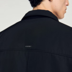 Blouson tissu technique col cassé