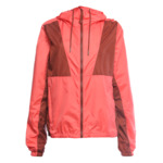 W Morning View FS Hooded Windbreaker Rouge