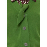 Gilet Germain-Cactus en Laine Mercerisée