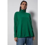 Pull poncho col roulé cachemire Margareth BOTANIQUE