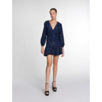 Robe courte à sequins