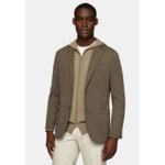 Veste Structurée en Laine Jersey