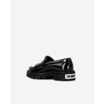 Mocassins En Cuir Glace A Franges Avec Studs