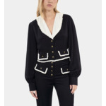 Top À Volants Noir Femme