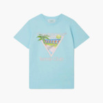Casablanca T-Shirt Tennis Club Bleu