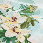 Yves Delorme - Drap plat en satin bleu, Panorama