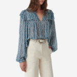Blouse À Imprimé Graphique Ralaria
