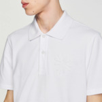 Polo fleur en coton