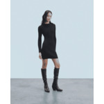 Robe Courte Manche Longue Metallisée