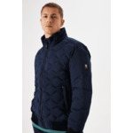 Men Coat Blue
