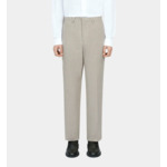 Pantalon De Costume Beige En Lin Homme