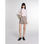 Short trompe l'œil en tweed