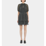 Robe Courte A Manches Courtes Femme