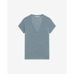 T-Shirt En Lin Col V Rodeo