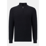 Pull Demi Zip En Maille De Laine Mérinos