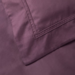 Yves Delorme - Housse de couette en satin marron, Triomphe