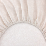 Yves Delorme - Drap housse en batiste de coton gris, Fresque
