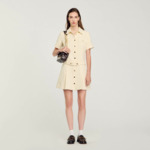 Robe courte en tweed