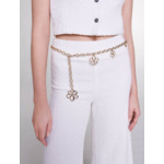 Ceinture chaîne ornée de fleurs