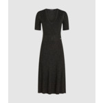 LUREX KNIT MIDI DRESS