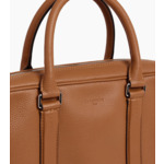 Porte documents 15" Charles en cuir grainé petit modèle