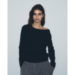 Pull Col Rond Dos Nu à Boutons